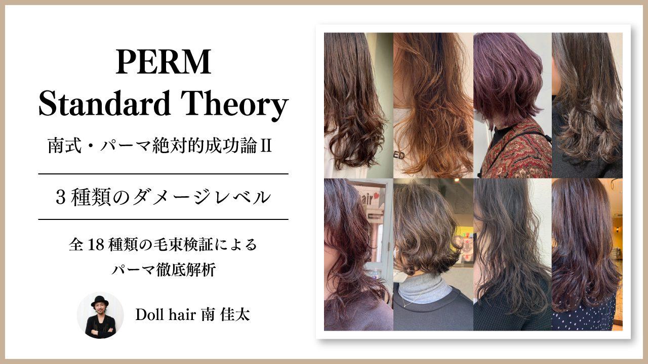 【南式・パーマ絶対的成功論 Ⅱ 】3種類のダメージレベル、全18種類の毛束検証によるパーマ徹底解析のサムネイル画像