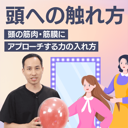 頭への触れ方