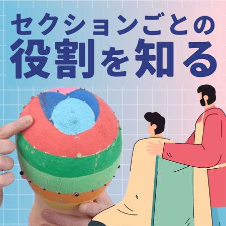 セクションごとの役割を知る