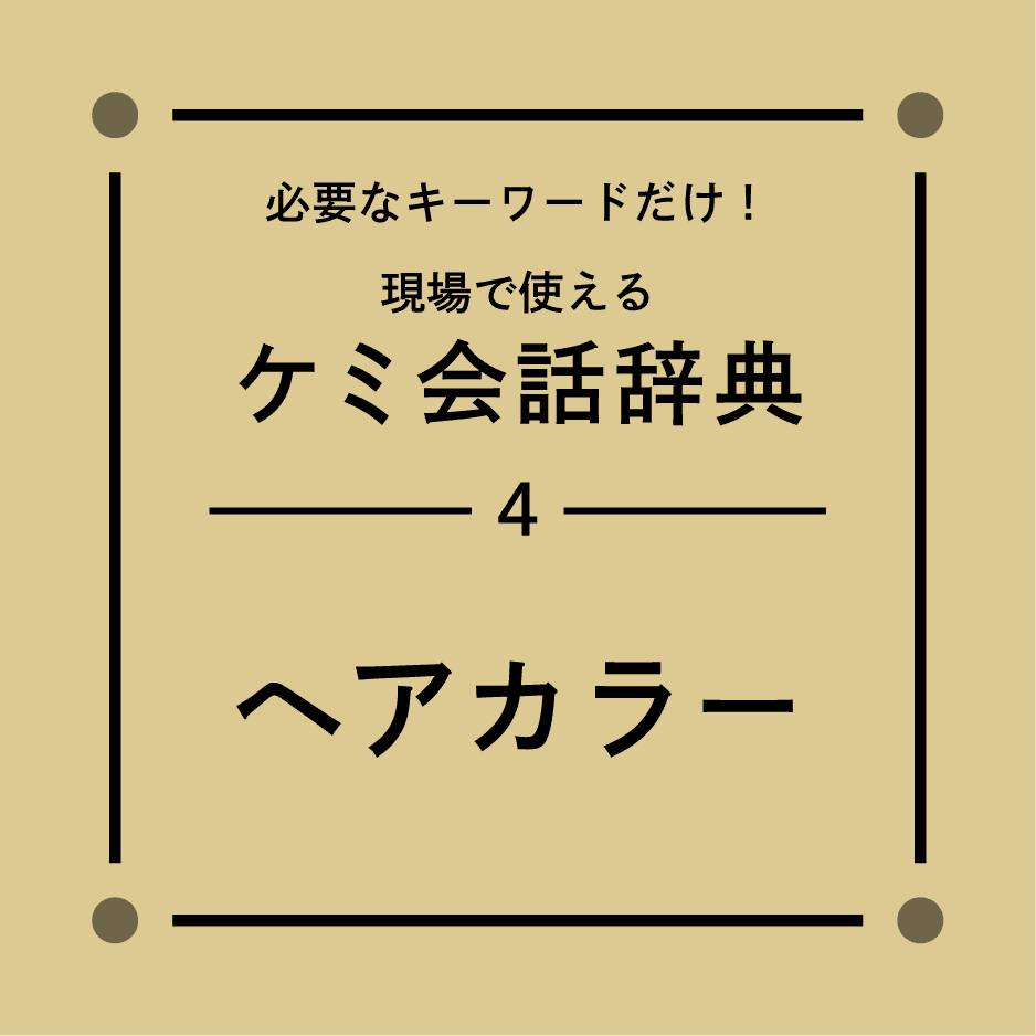 毛髪理論【ヘアカラー】
