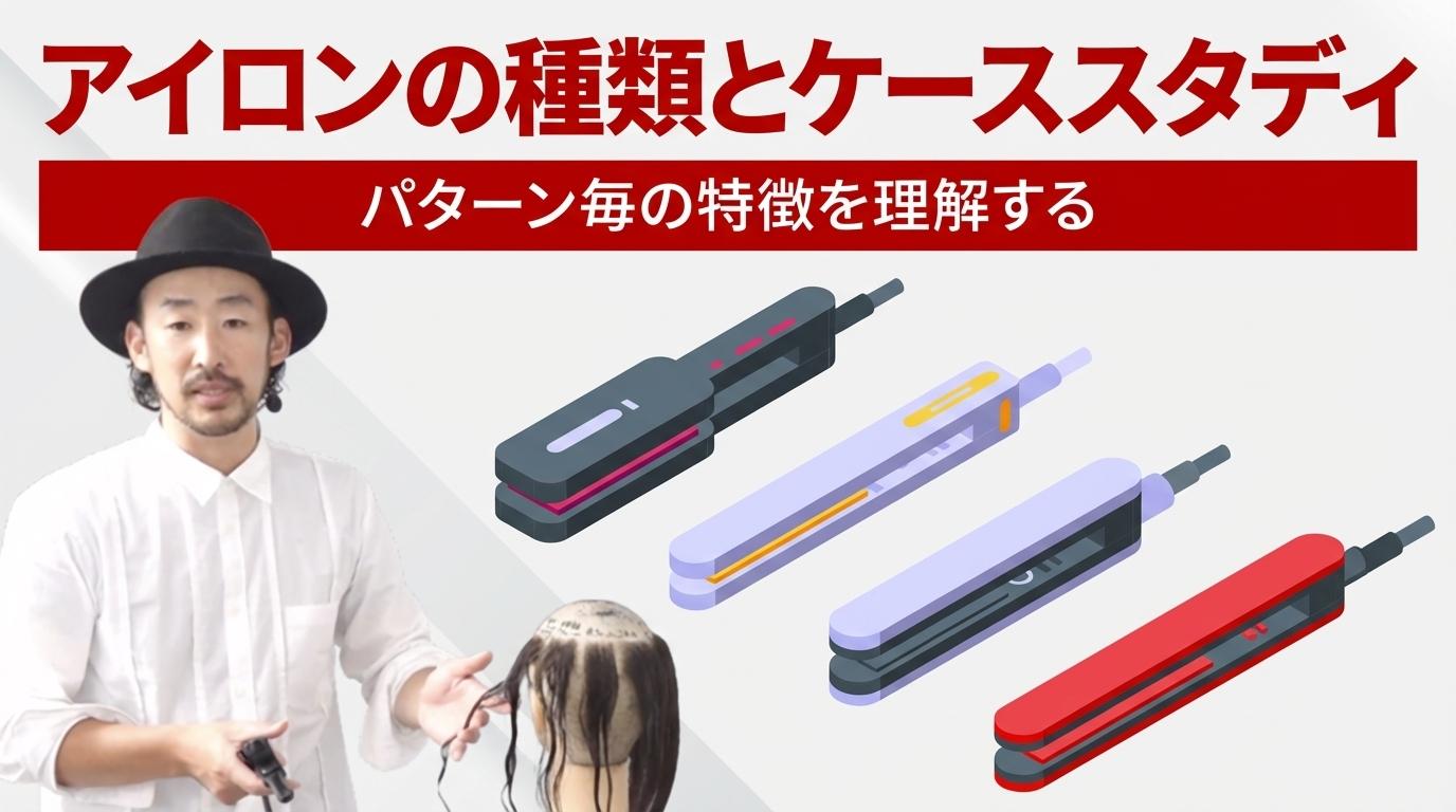 アイロンの種類とケーススタディの画像