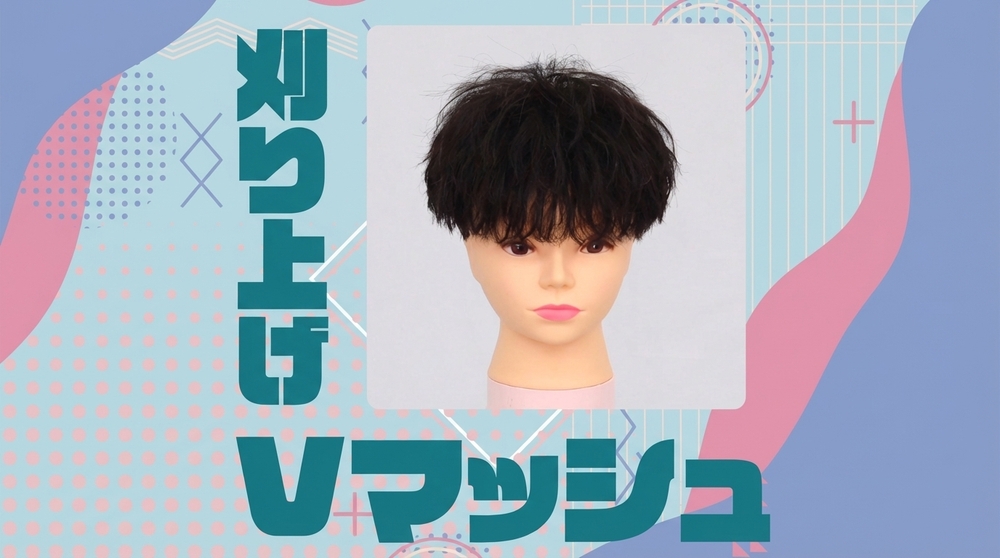 刈り上げVマッシュの画像