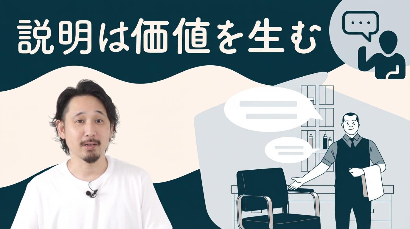 説明は価値を生むの画像