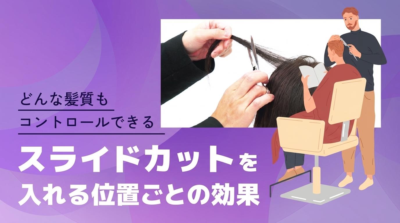 スライドカットを入れる位置ごとの効果の画像