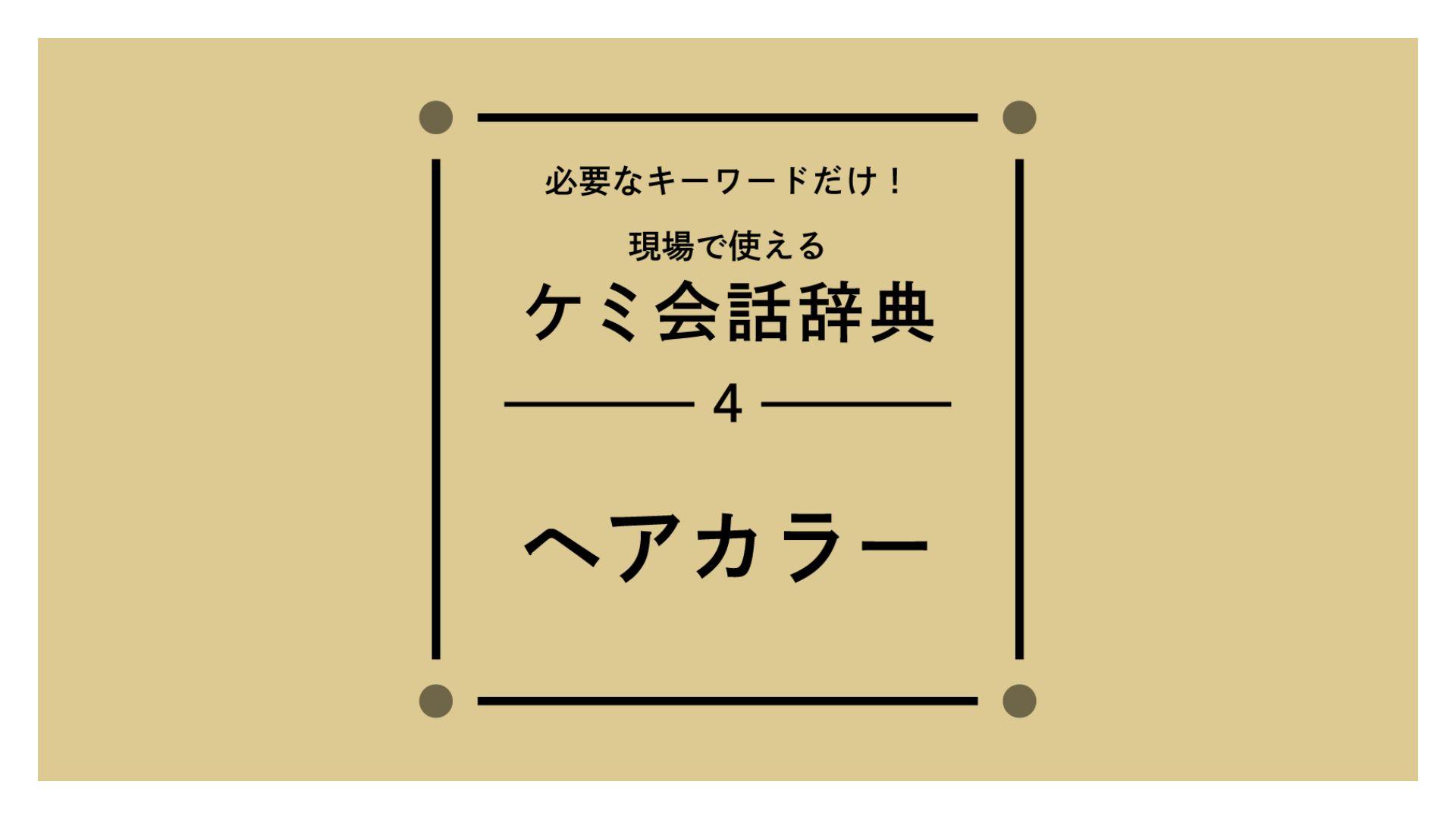 毛髪理論【ヘアカラー】の画像