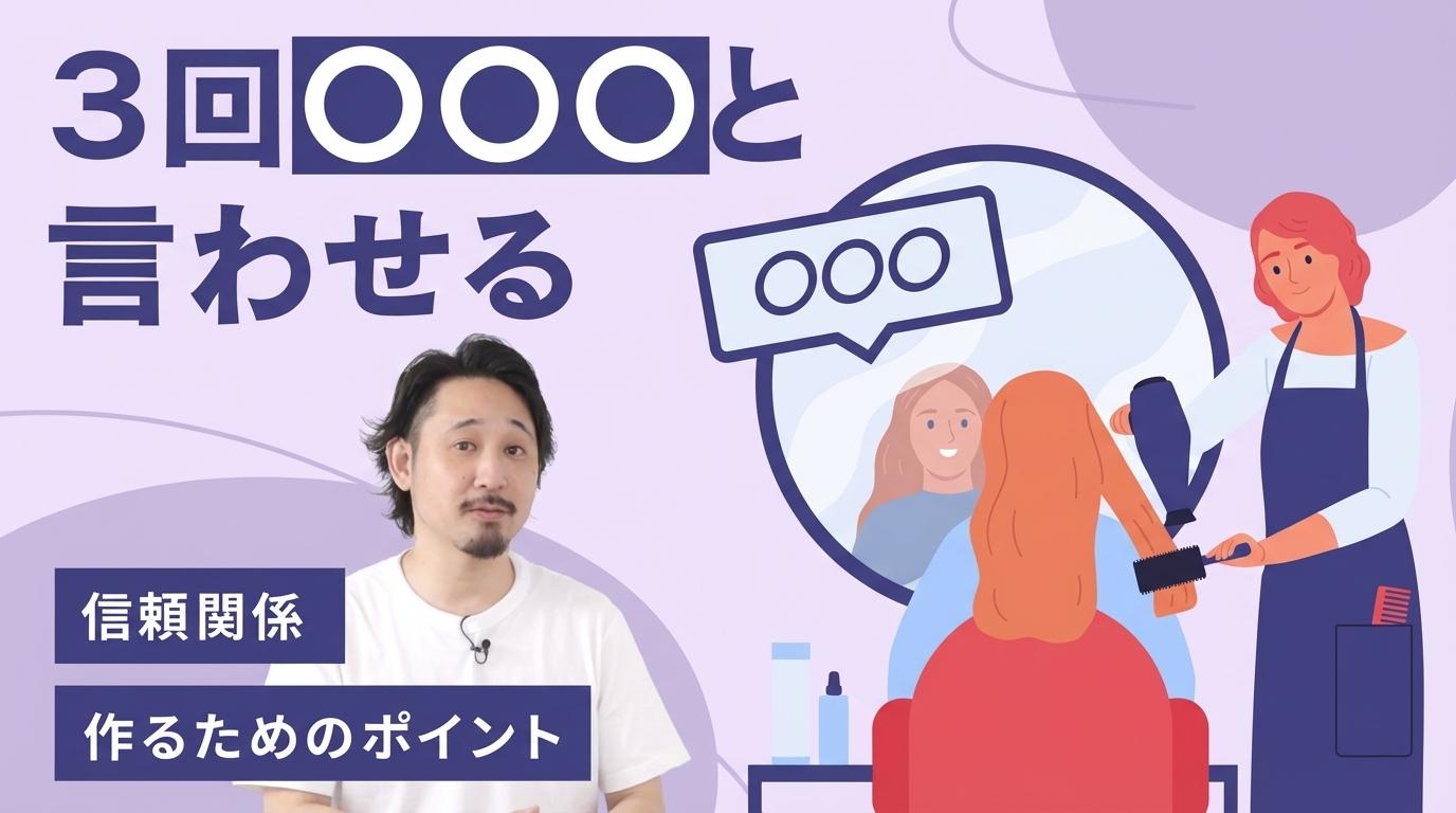 3回〇〇〇と言わせるの画像