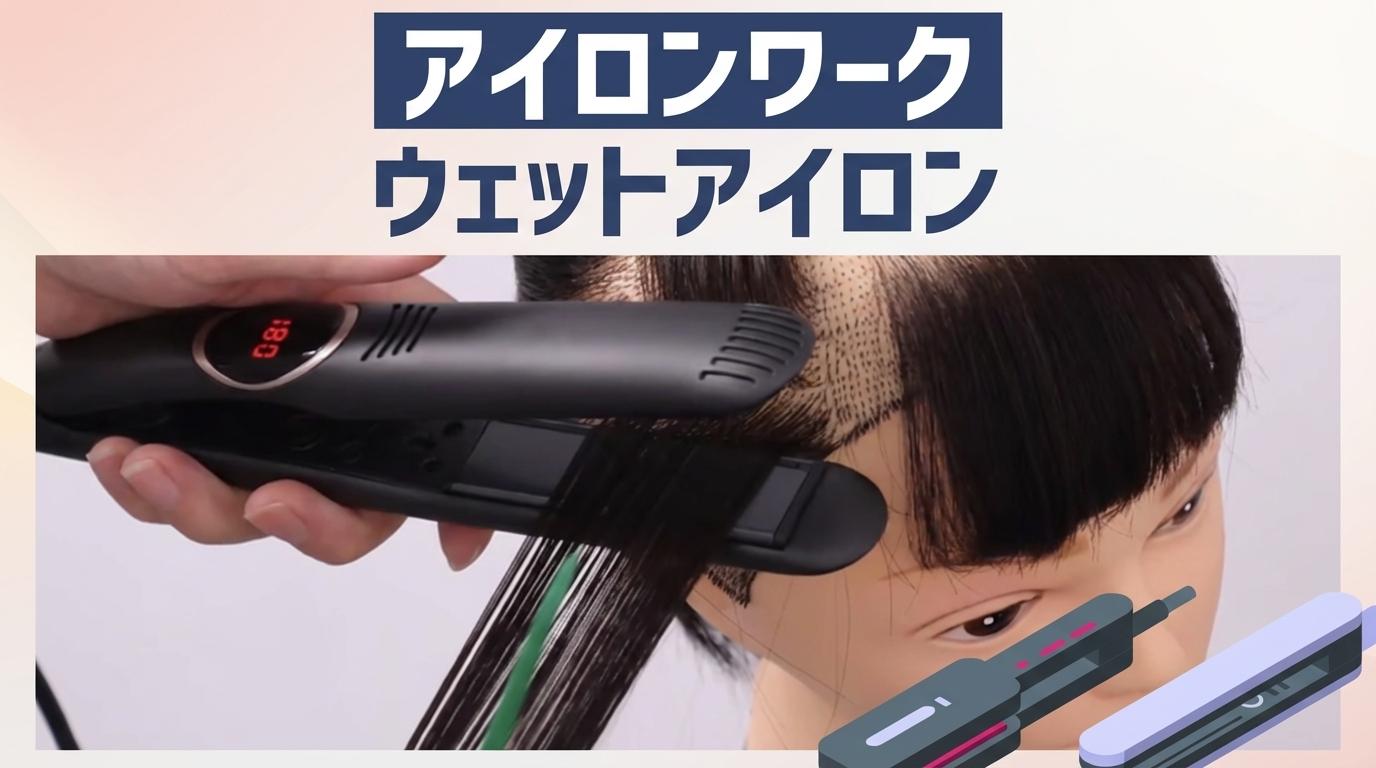 <アイロンワーク>ウェットアイロンの画像