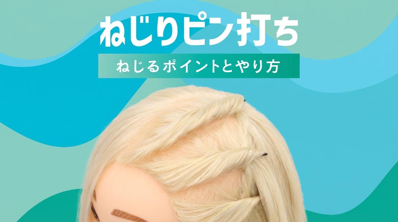 ねじりピン打ちの画像