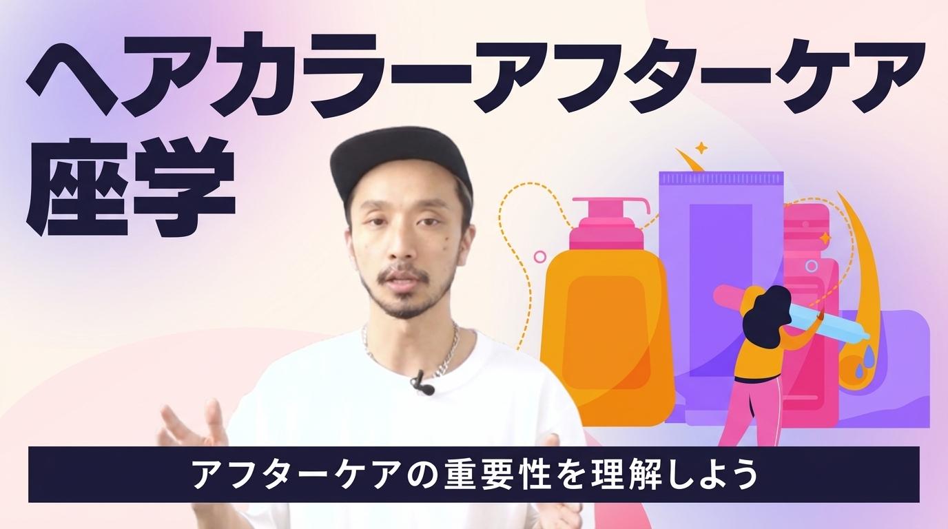 ヘアカラー アフターケア座学の画像