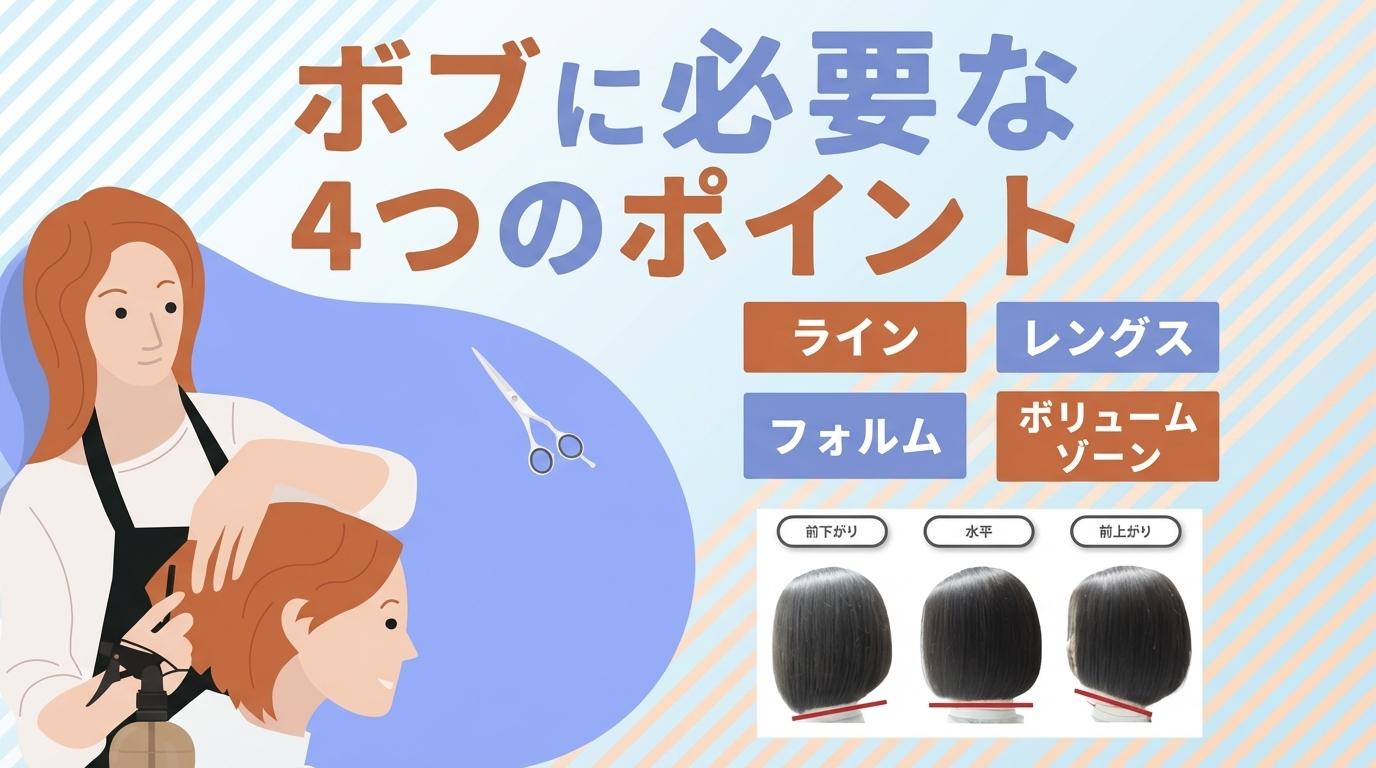 ボブに必要な４つのポイントの画像