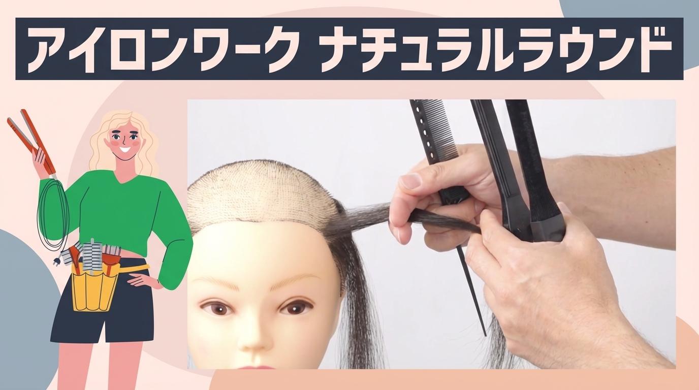 <アイロンワーク> ナチュラルラウンドの画像