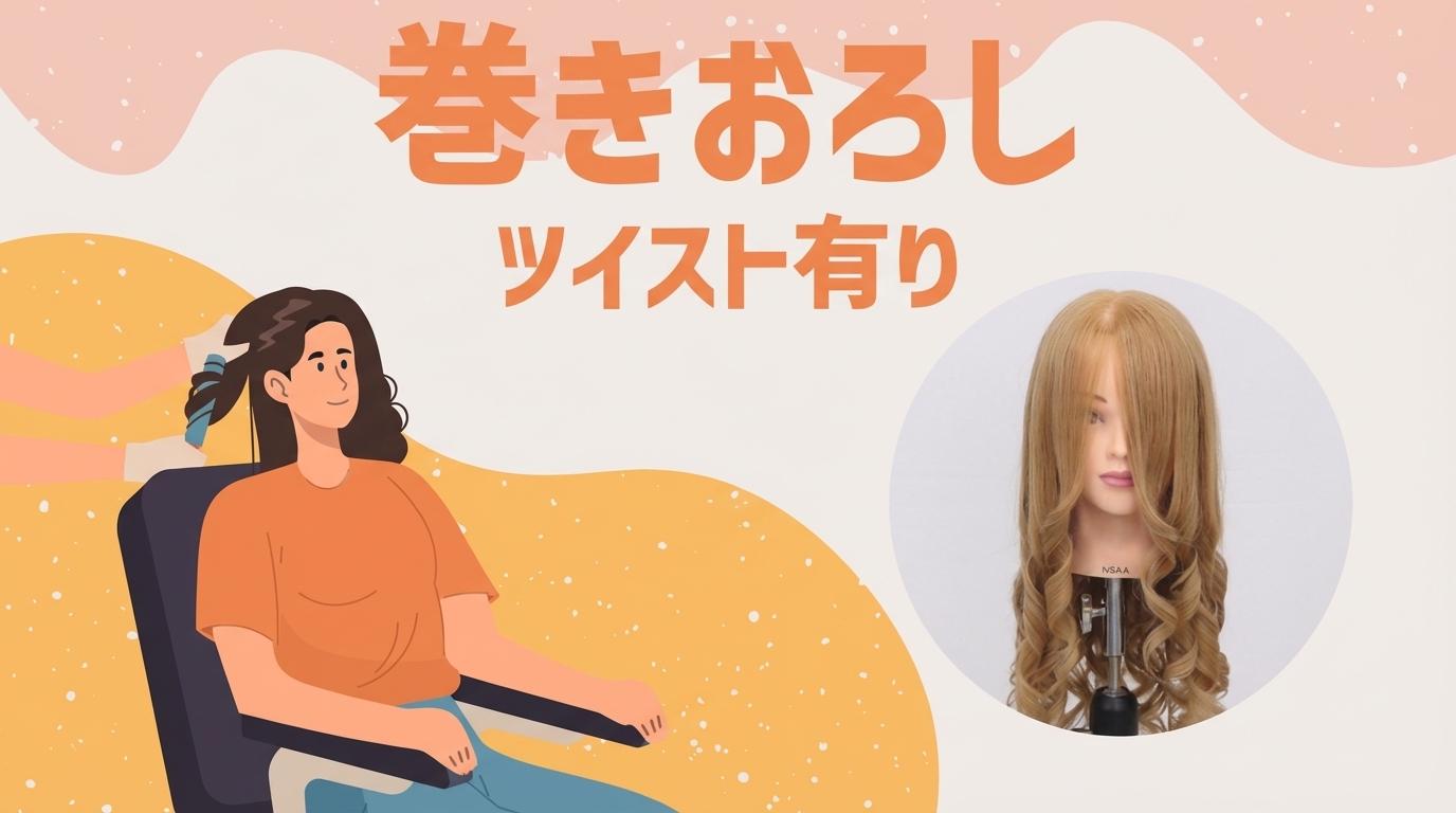 巻きおろし（ツイスト有り）の画像