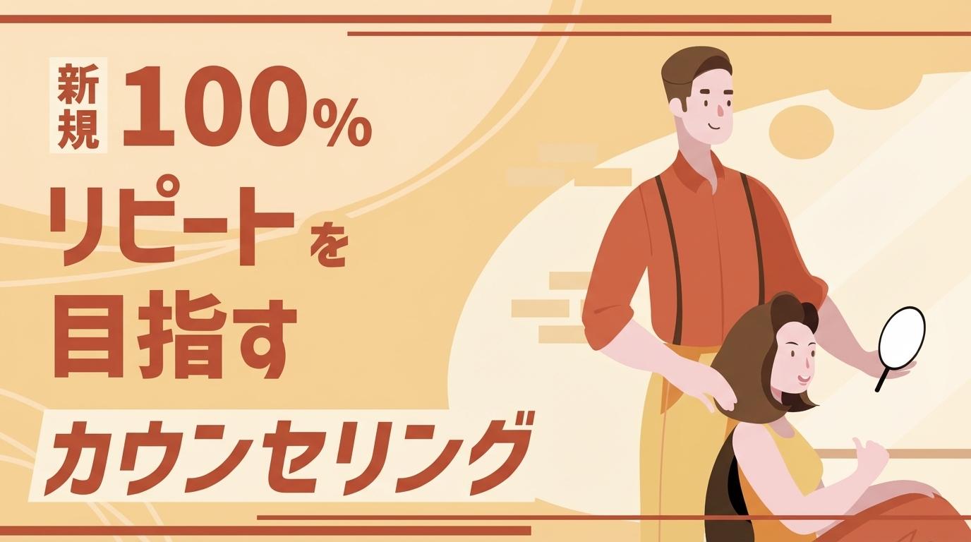新規100％リピートを目指すカウンセリングの画像