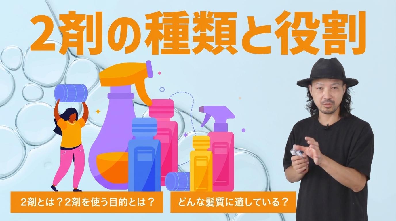 2剤の種類と役割の画像