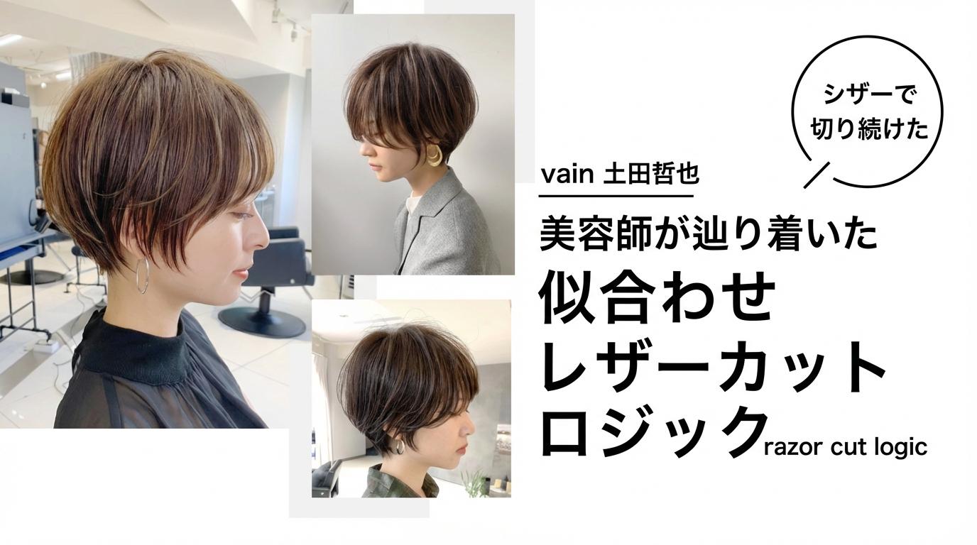 シザーで切り続けた美容師が辿り着いた "似合わせレザーカットロジック"のサムネイル画像