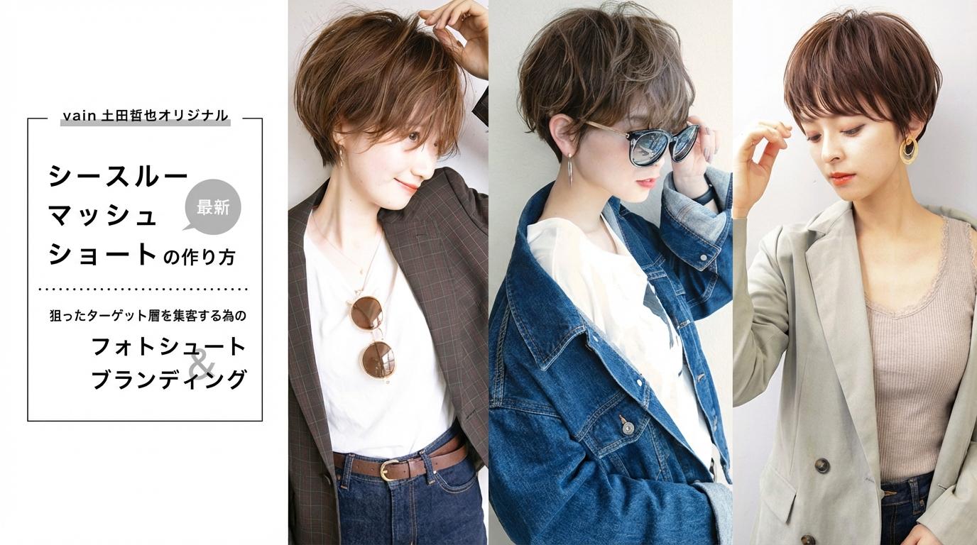シースルーマッシュショートの作り方 +フォトシュート&ブランディングのサムネイル画像
