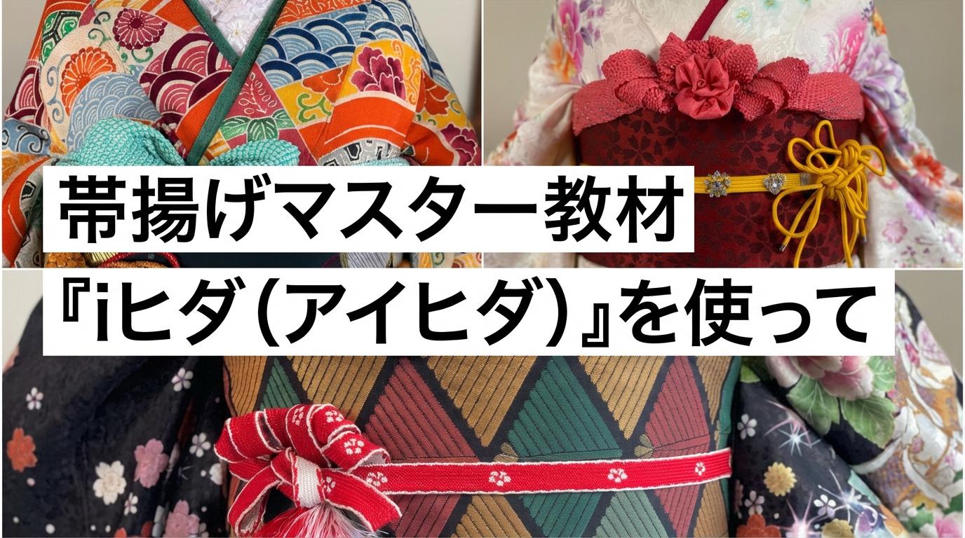 帯揚げマスター教材『iヒダ（アイヒダ）』を使ってのサムネイル画像