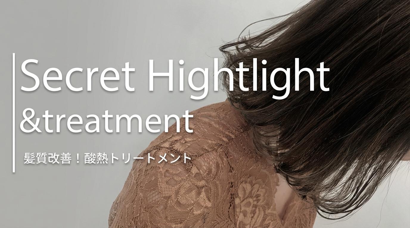 シークレットハイライト&最先端髪質改善 酸熱トリートメントのサムネイル画像