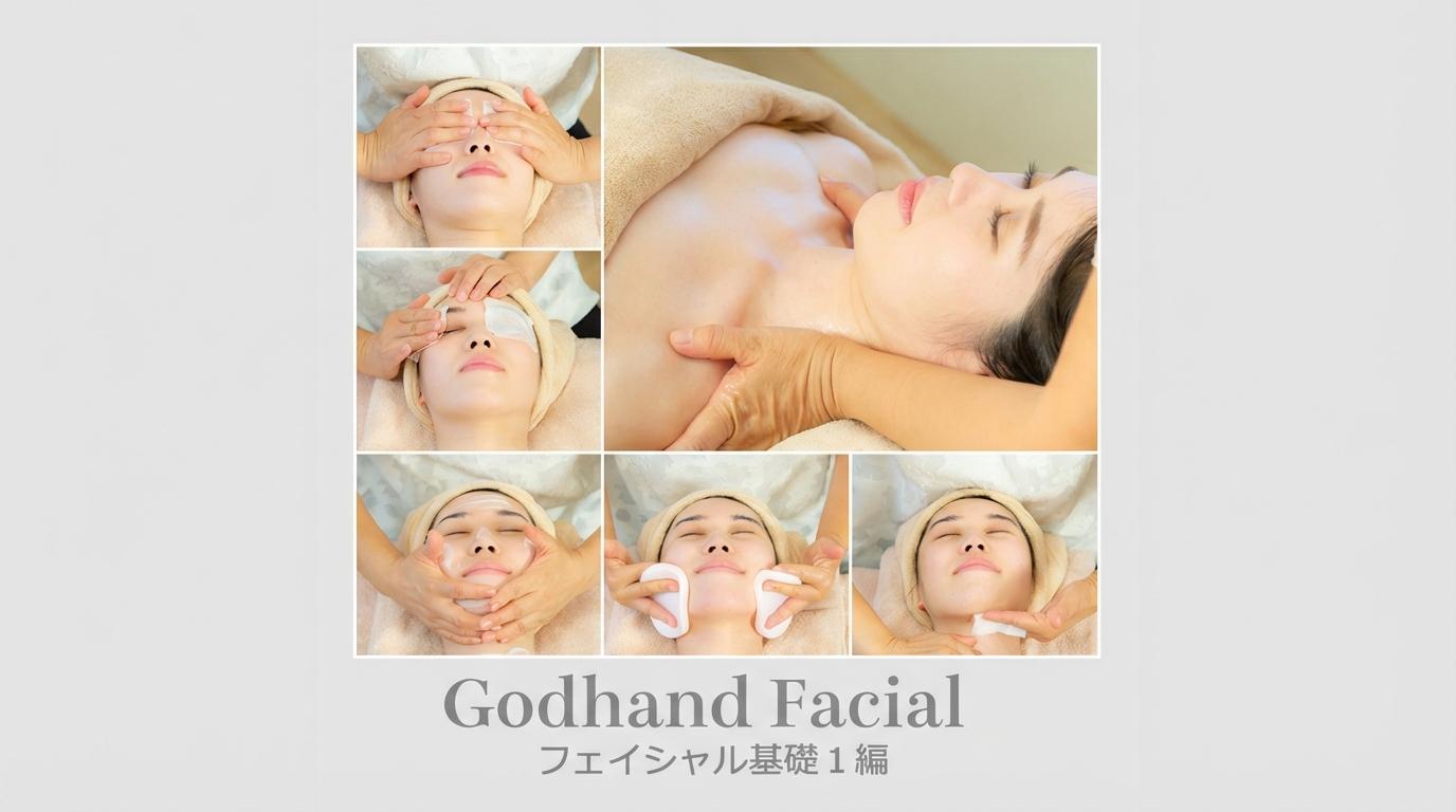 Godhand Facial フェイシャル基礎１編のサムネイル画像