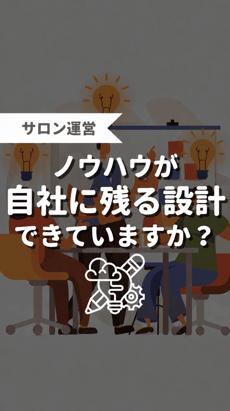 ノウハウが自社に残る設計できていますか？の画像
