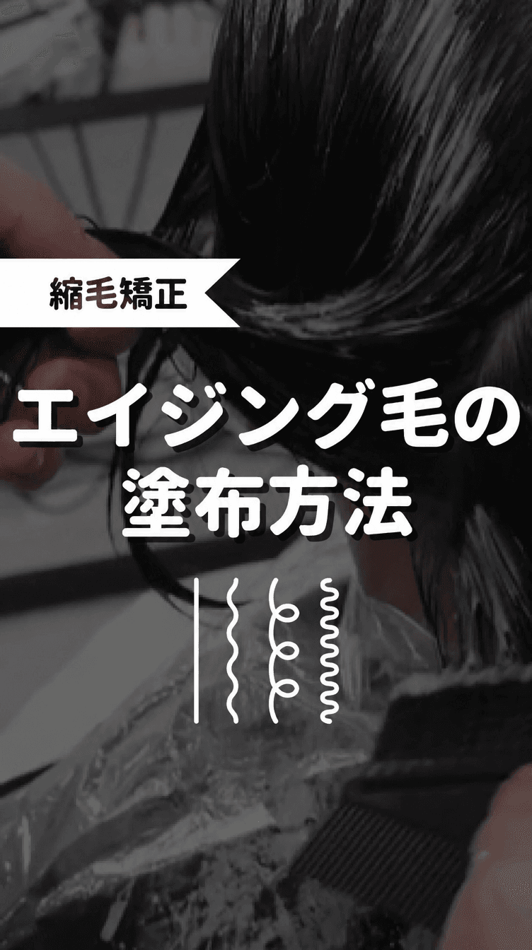 エイジング毛の塗布方法の画像